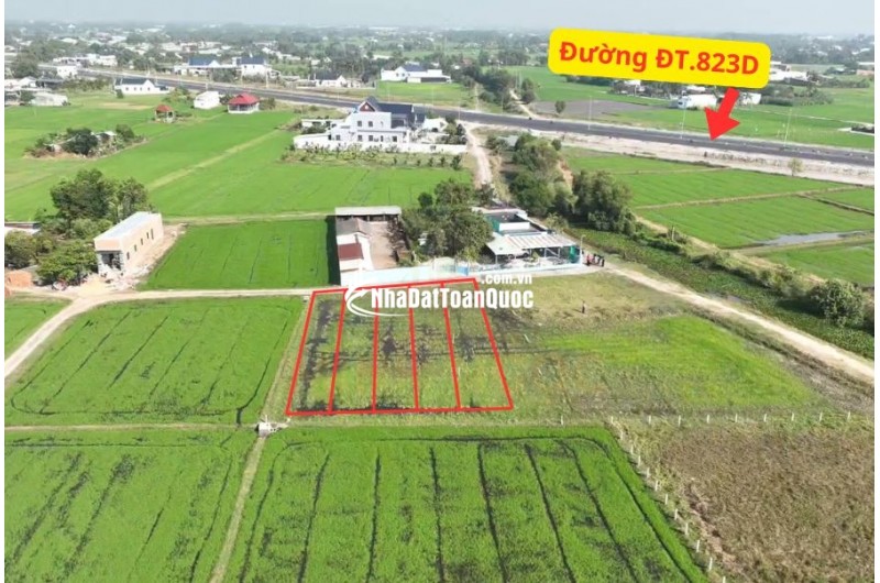 CẦN BÁN GẤP 5 LÔ ĐẤT NỀN XÃ ĐỨC HÒA, LONG AN – NGAY TRỤC ĐT.823D